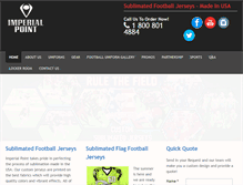 Tablet Screenshot of imperialpointfootball.com